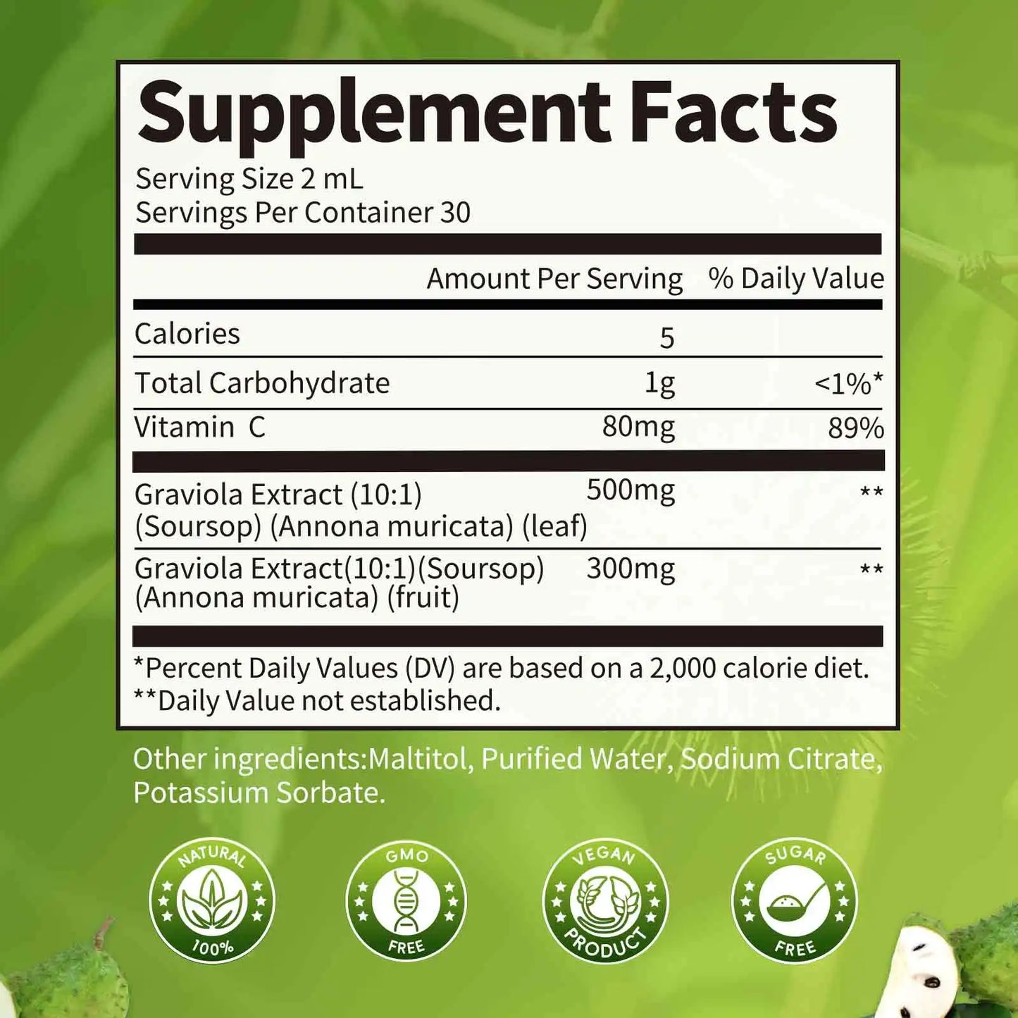 Soursop Bitters Liquid Drops