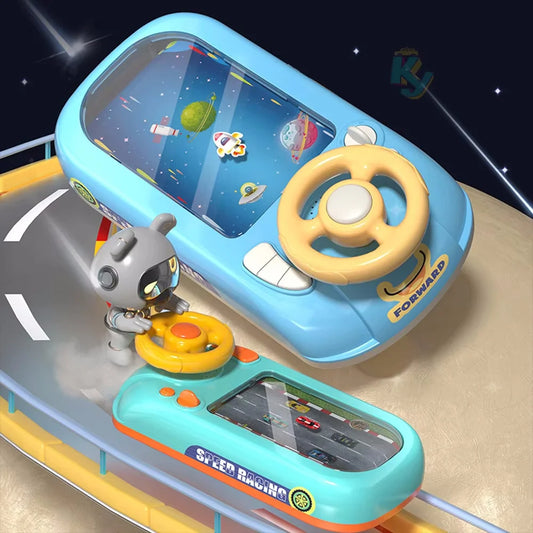 DriveRush™ – Interactive Racing Wheel Game