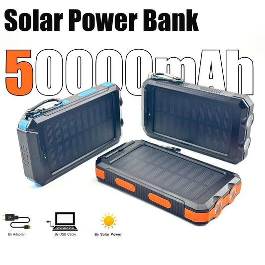 SunTrail™ – Solar Backup Power Bank & LED Light