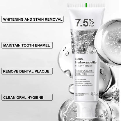 Fluoride-Free Hydroxyaptite Toothpaste